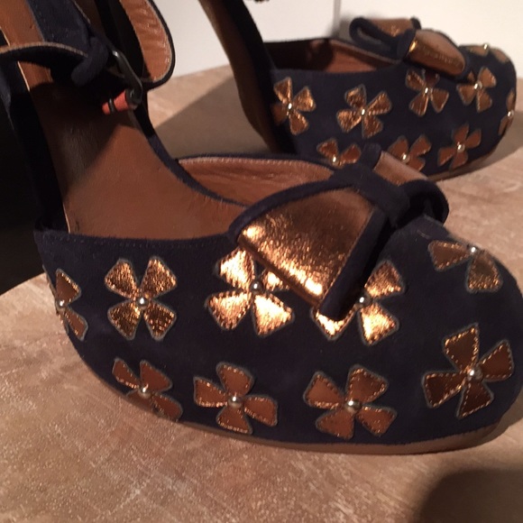 Navy Maryjane heels / just reduced - Picture 4 of 5